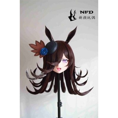 (NFD050)Customize Handmade Crossdress Full Head Female/Girl Resin Japanese Cartoon Character Animego Cosplay Kigurumi Mask